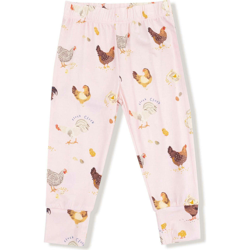 Collector Chickens - Pink - Long Sleeve Loungewear Set