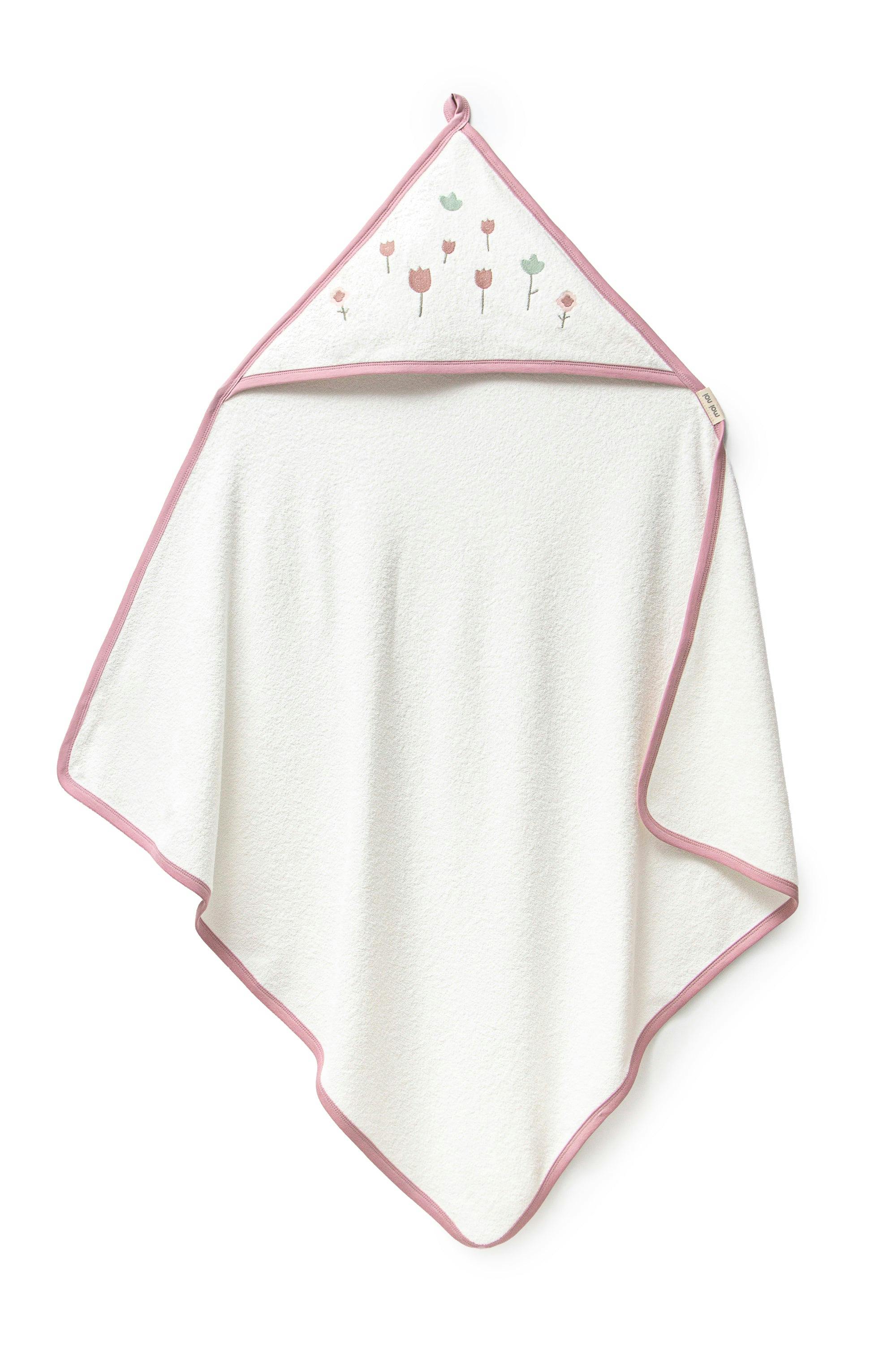 Mauve Flower Babysoft Blanket