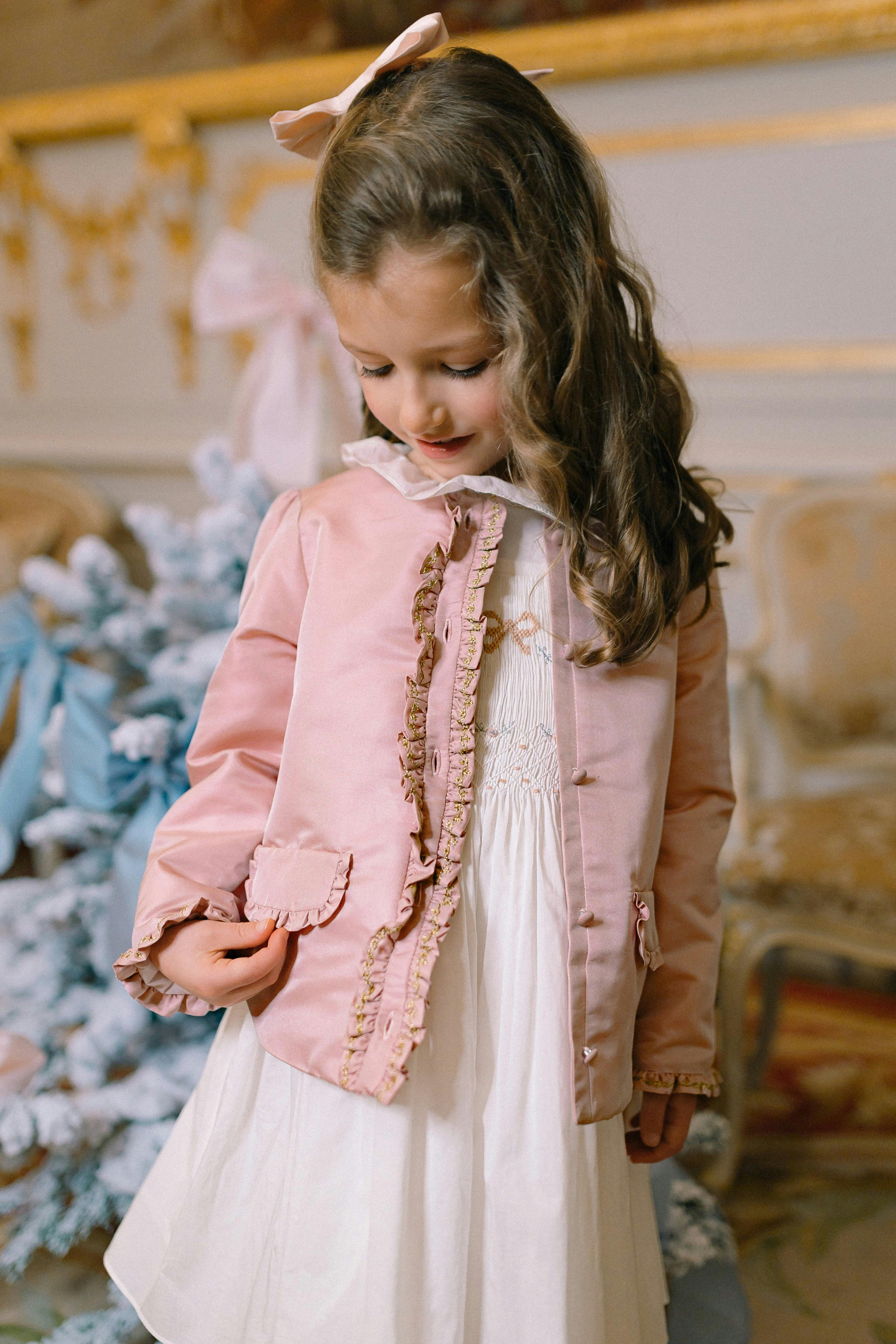 VENDOME JACKET LIGHTPINK SMOCKED