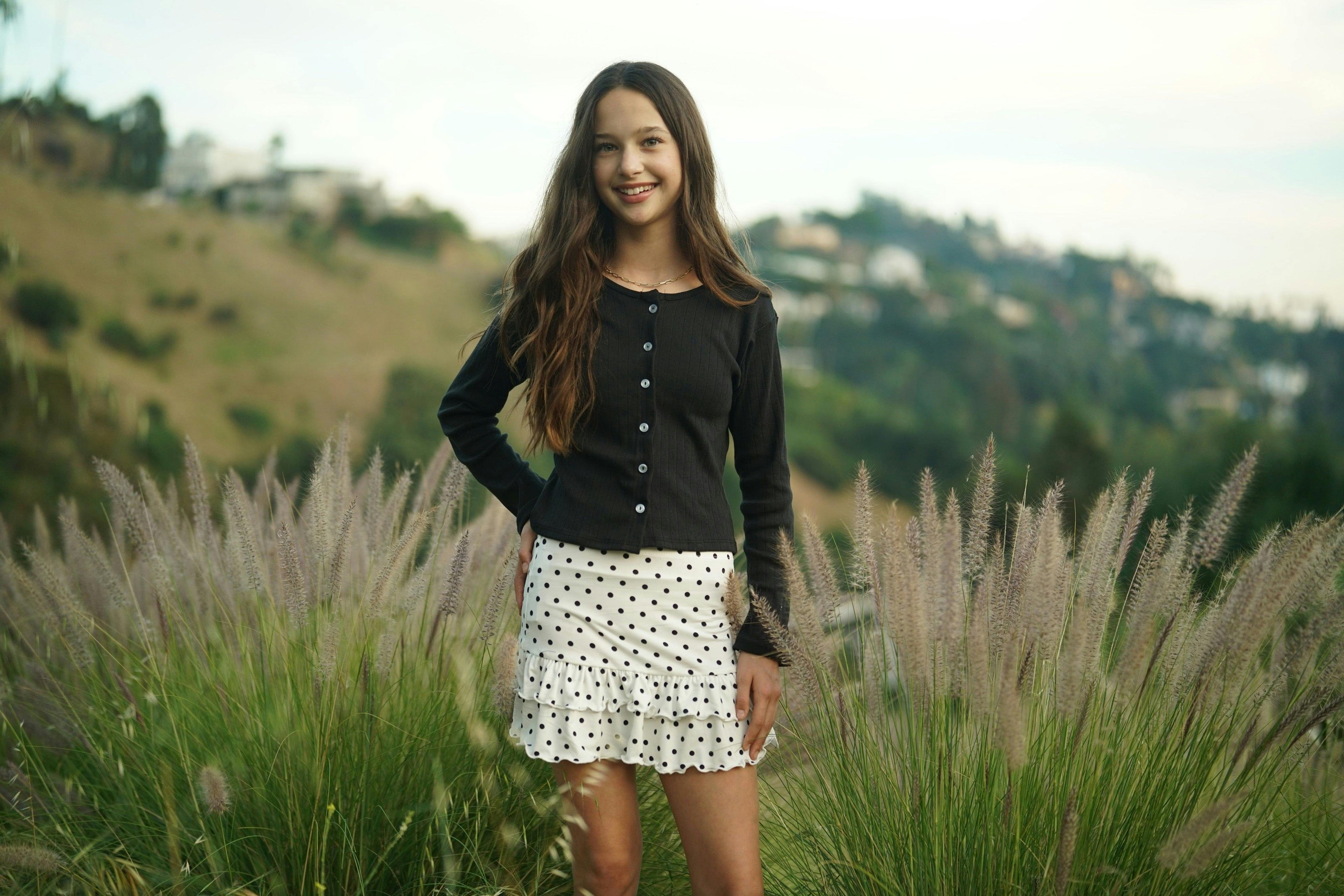 Girls Pointelle Cardigan