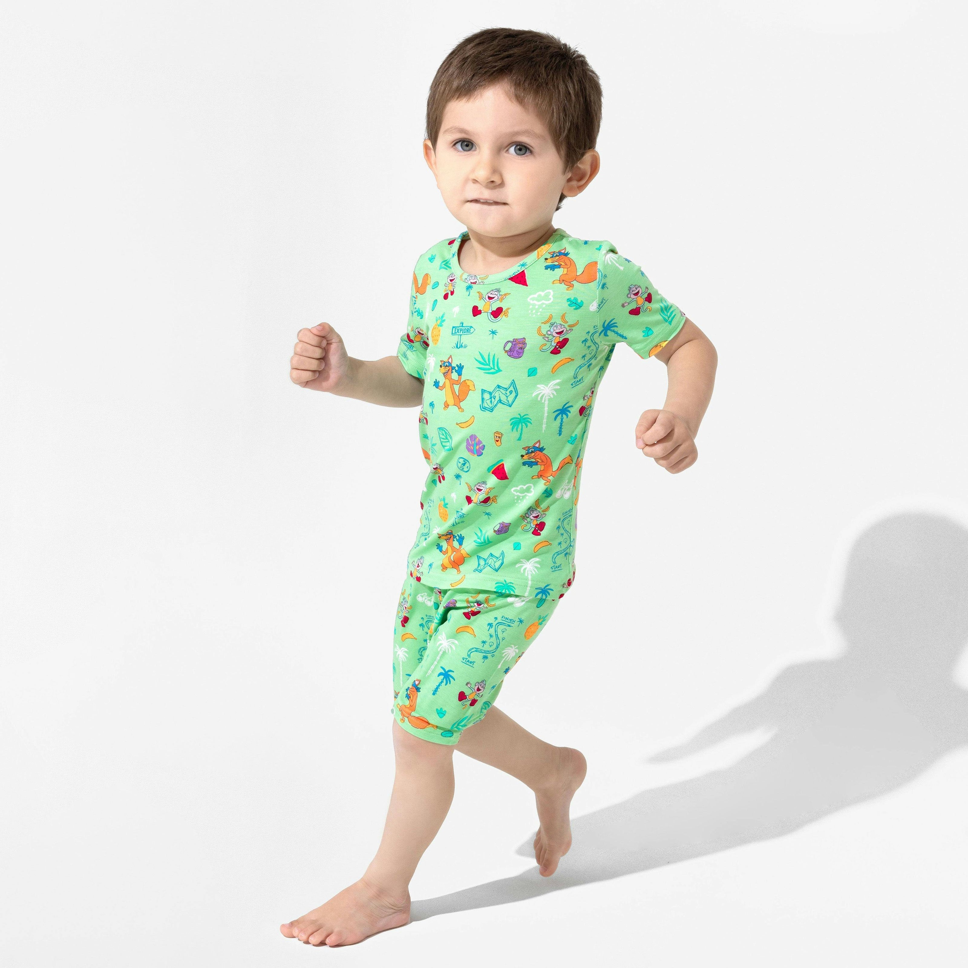 Dora: Boots' Jungle Adventure Bamboo Kids Pajama Short Set