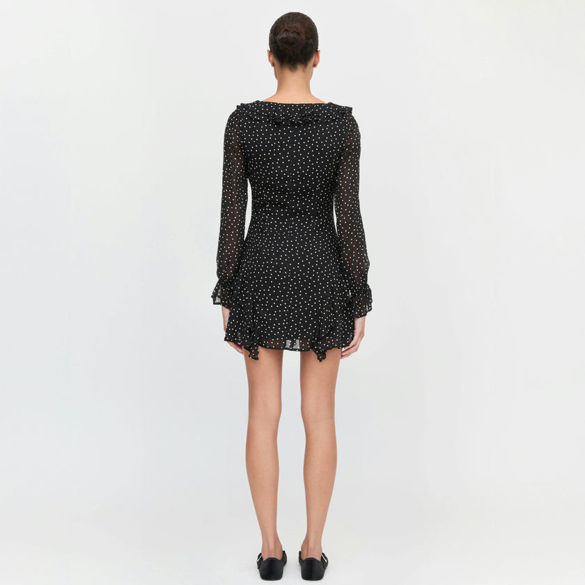 The Bridget Dress - Black Polka Dot