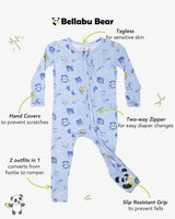 Hockey Bamboo Convertible Footie
