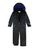 Solid One-Piece Teknik Snowsuit Black