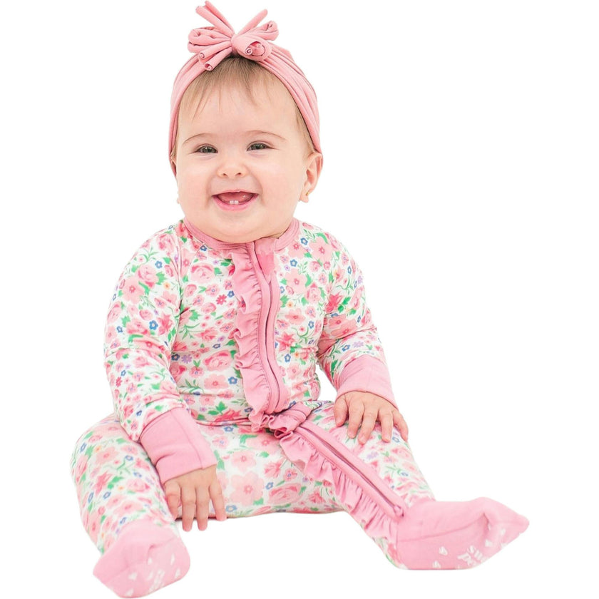 Ditzy Floral One Piece Pajama