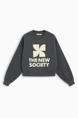 TNS Logo Woman Sweatshirt Dark Grey