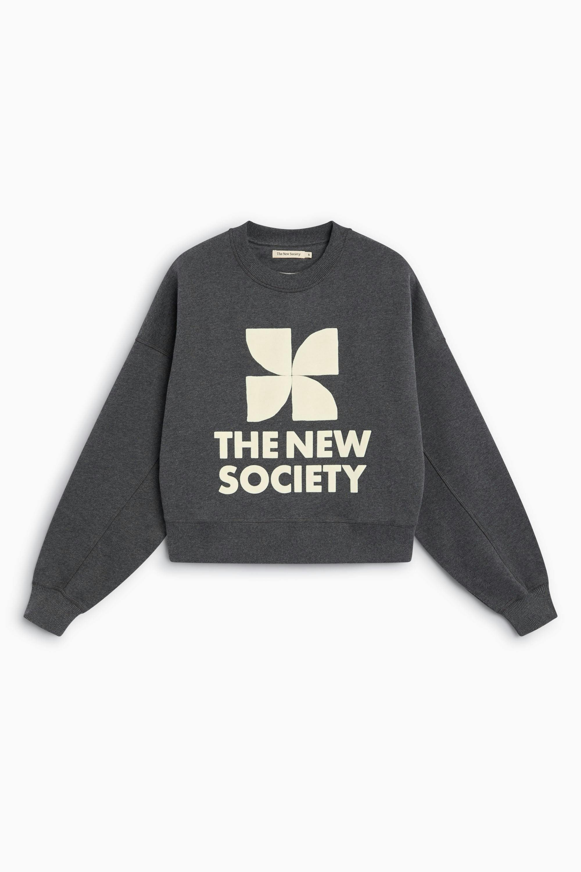 TNS Logo Woman Sweatshirt Dark Grey