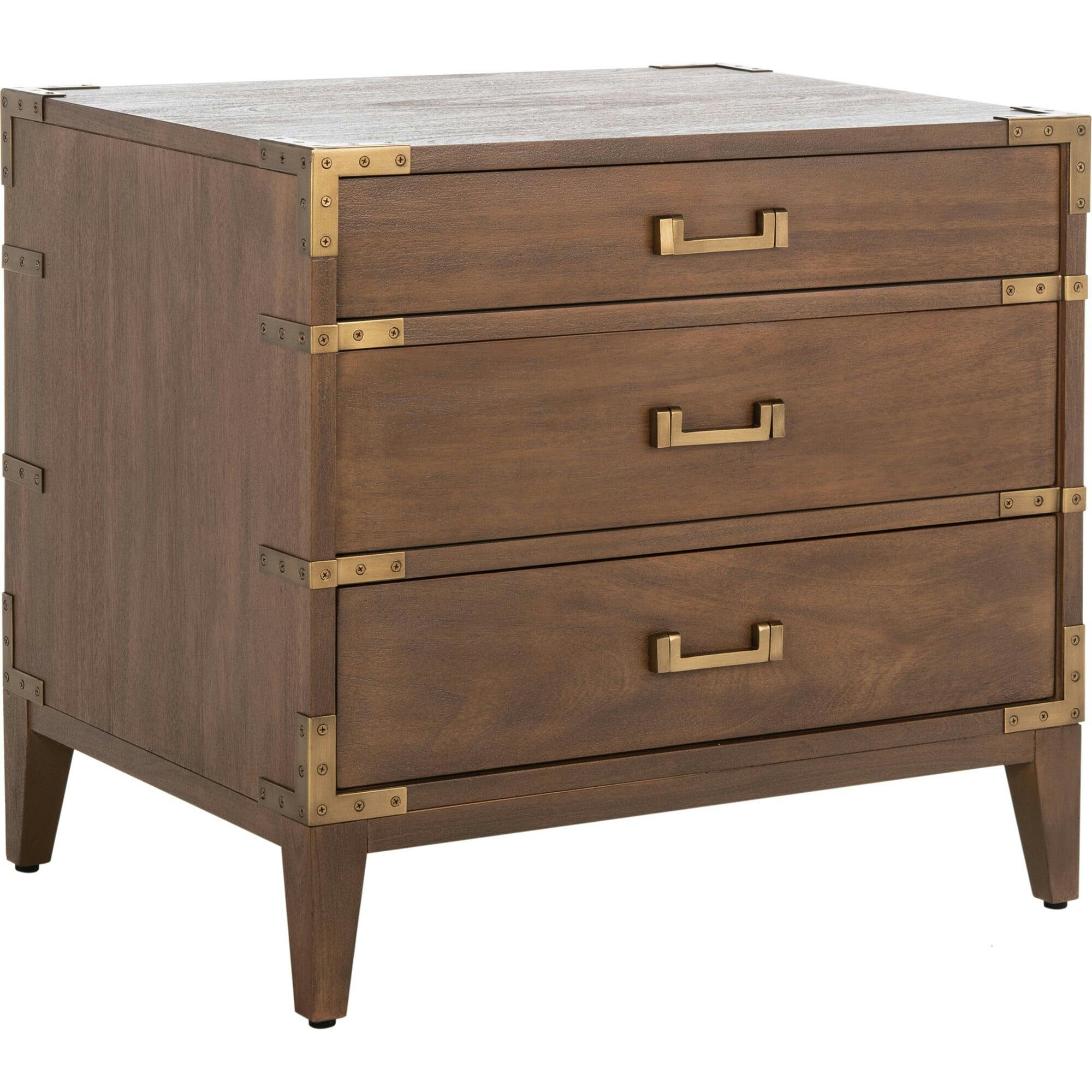 Nisha 3 Drawer Nightstand