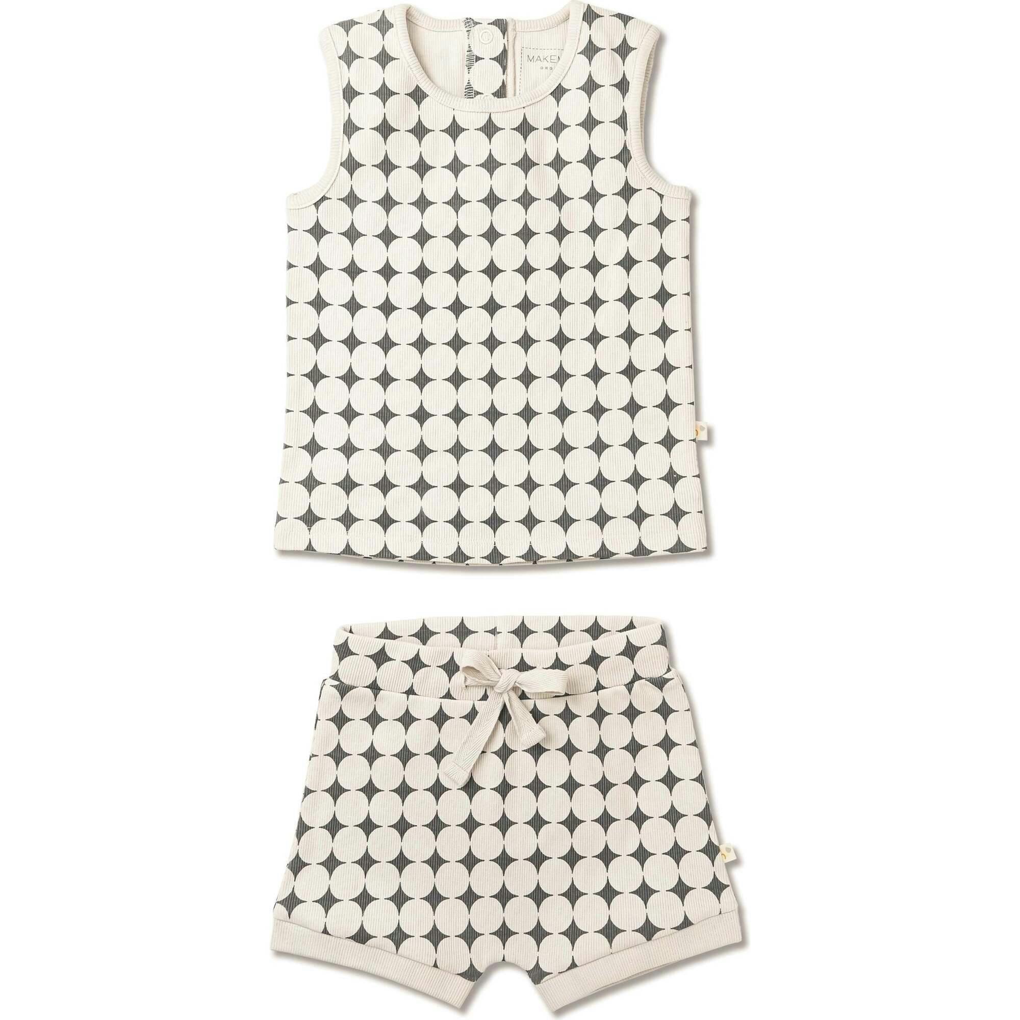 Organic Tank & Tee Shorts Set