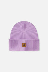 Ribbed Knit Hat Lavender