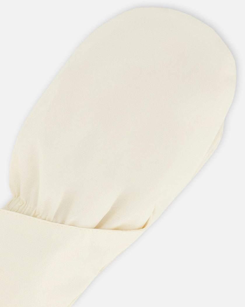 Lined Baby Mittens Off-White