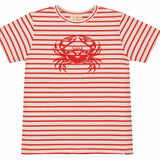 NEWQUAY RED CRAB  Printed Tee