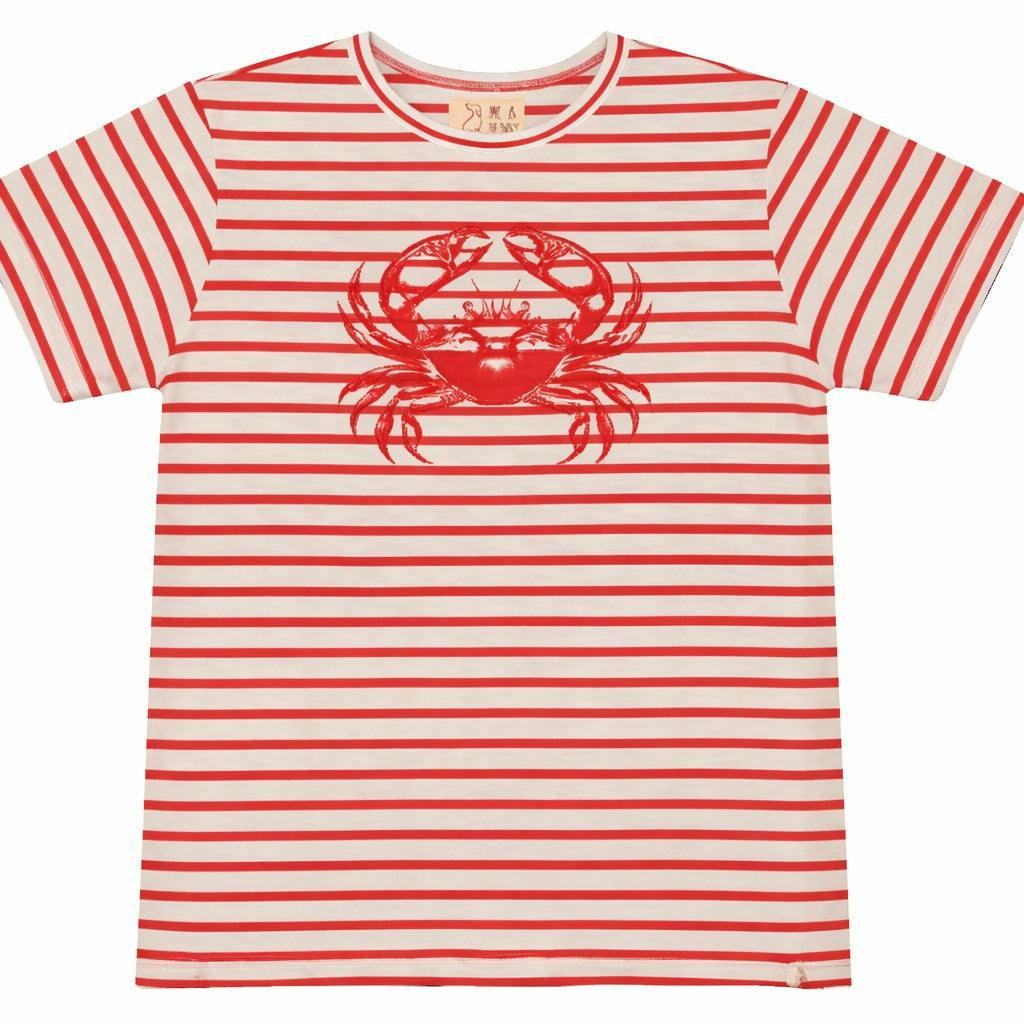 NEWQUAY RED CRAB  Printed Tee