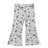 Girls Flare Pants in Winter Floral