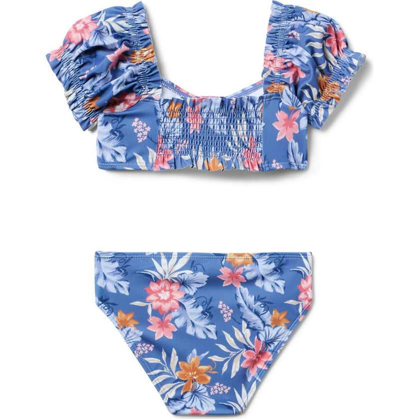 Recycled Tropical Floral Sweetheart 2-Piece Swimsuit