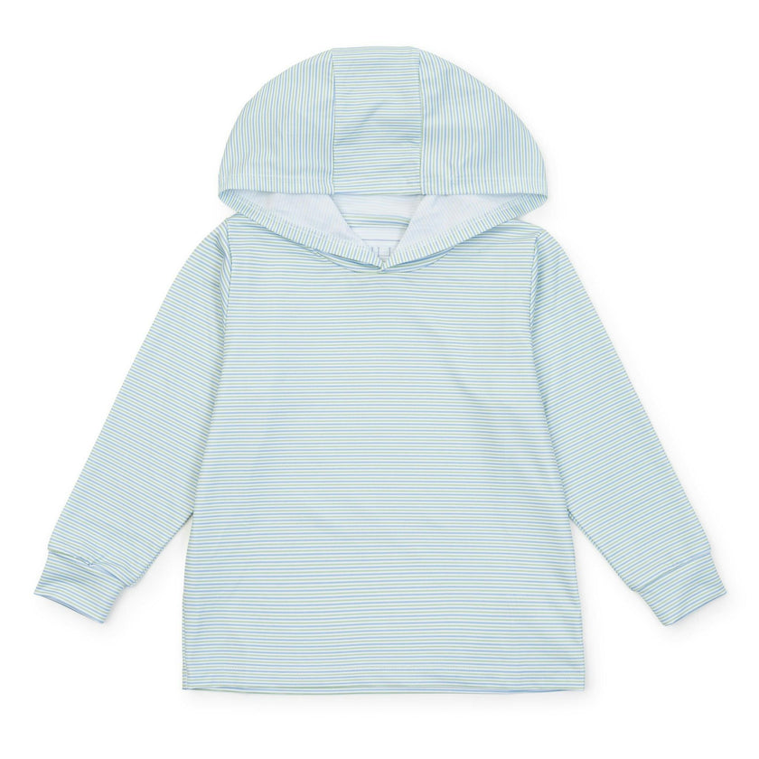 Grant Performance Hoodie by LH Sport - Club Stripe Blue Green