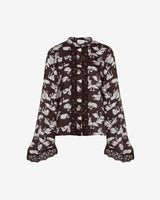 Brielle Top, Dark Fig