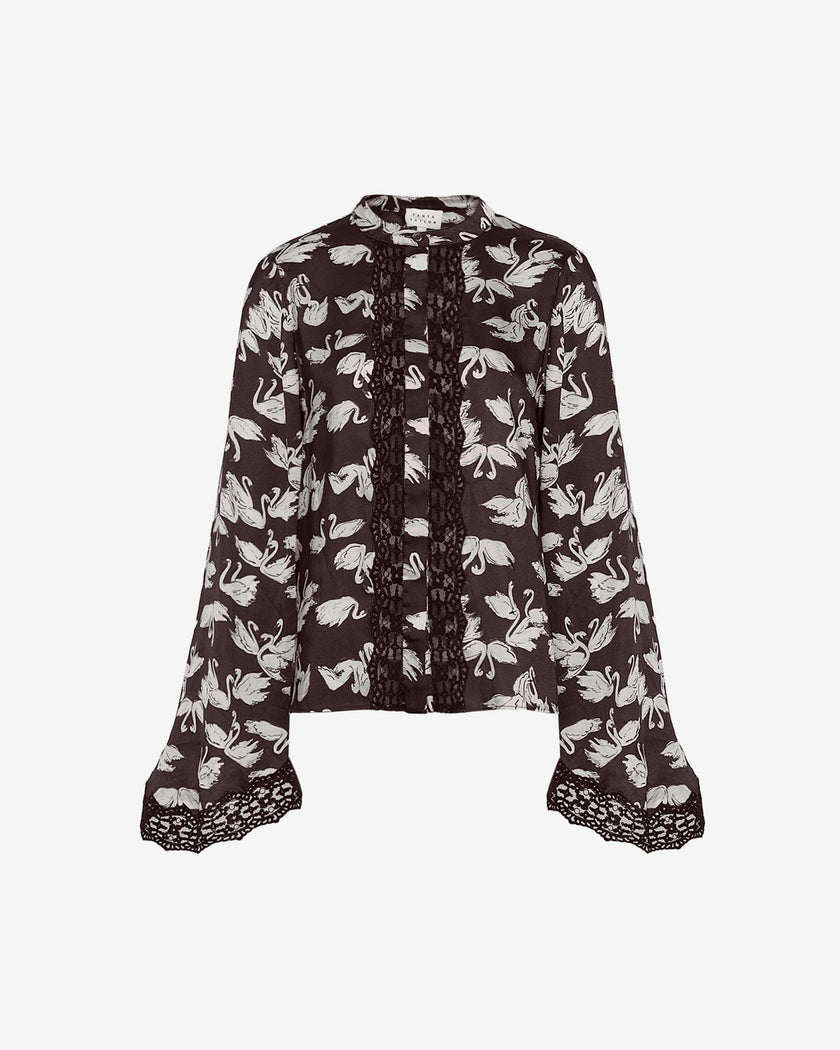 Brielle Top, Dark Fig