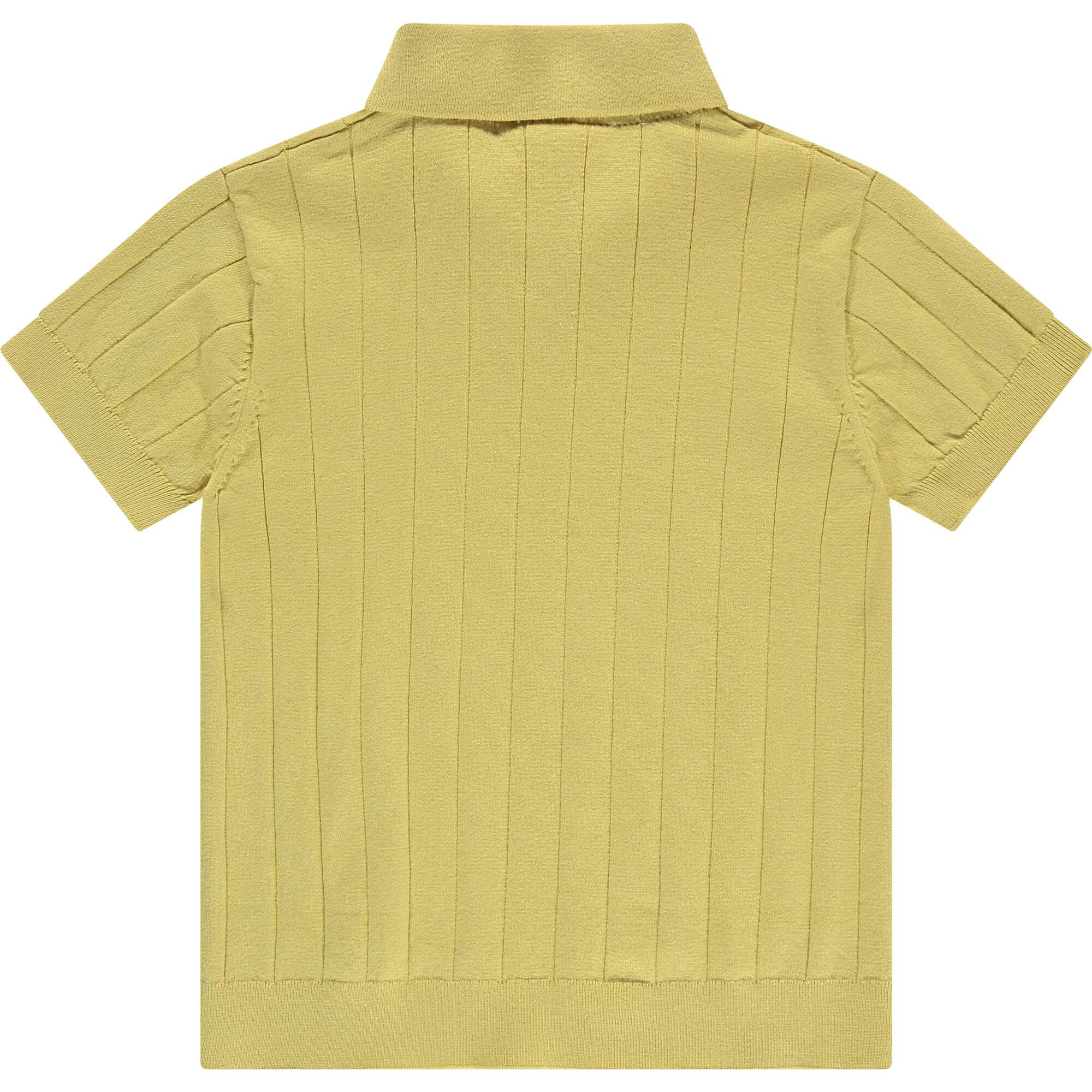 Ribbed Short Sleeve Polo