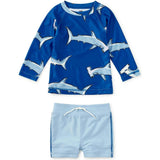 Rash Guard Baby Swim Set, Blue