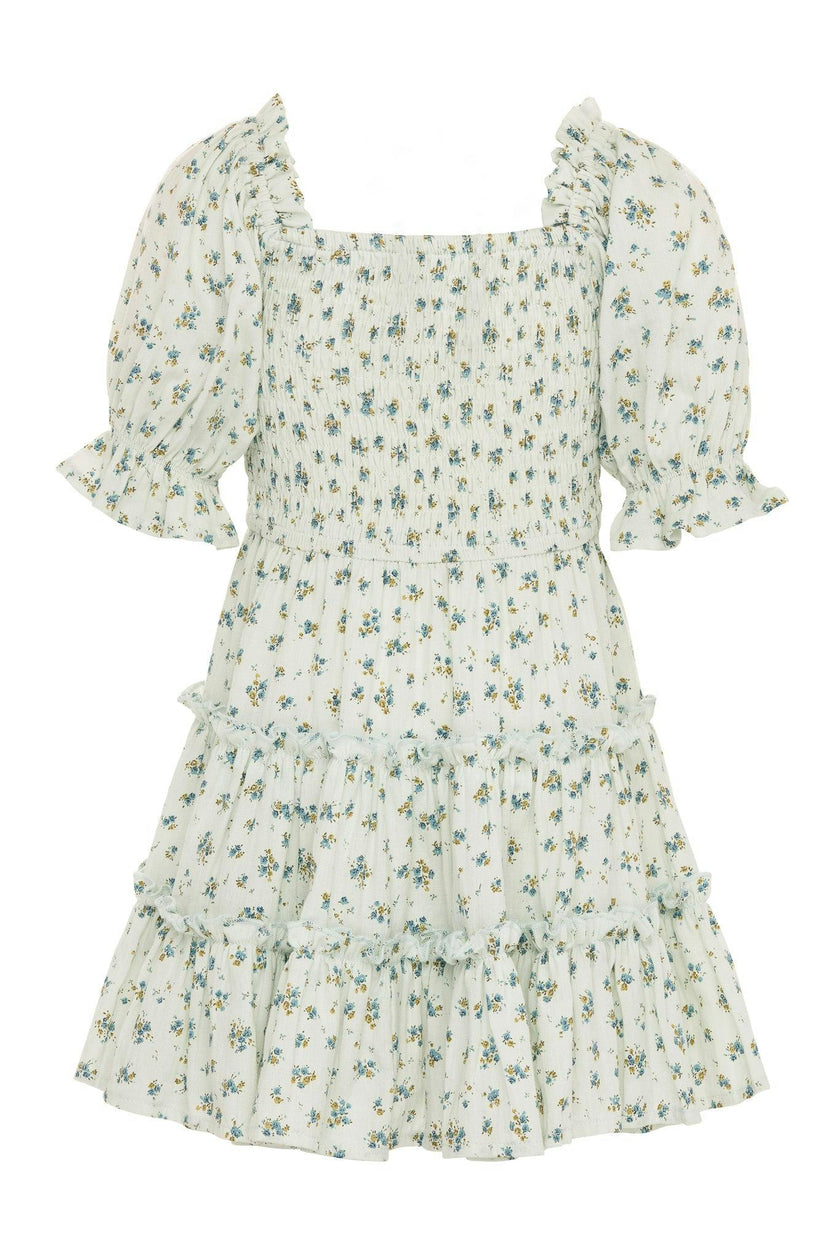 Mini Madeline Dress in Blue