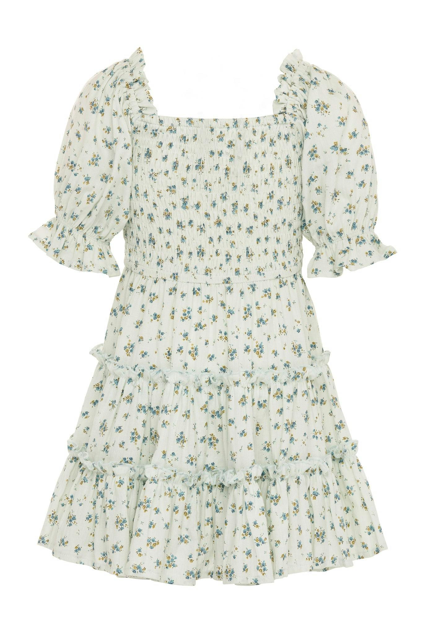 Mini Madeline Dress in Blue