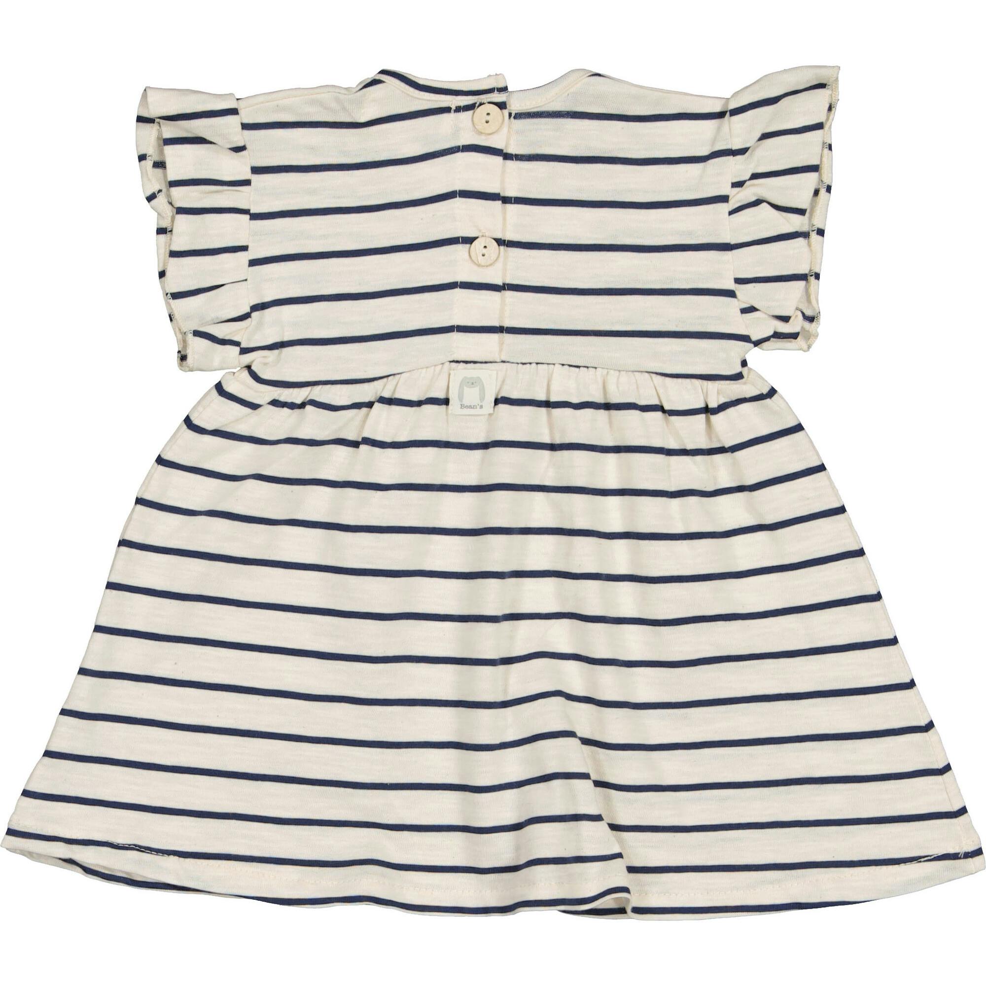 Striped Short Sleeve Dress