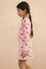 Love Hearts Pencil Skirt | Bubble Gum