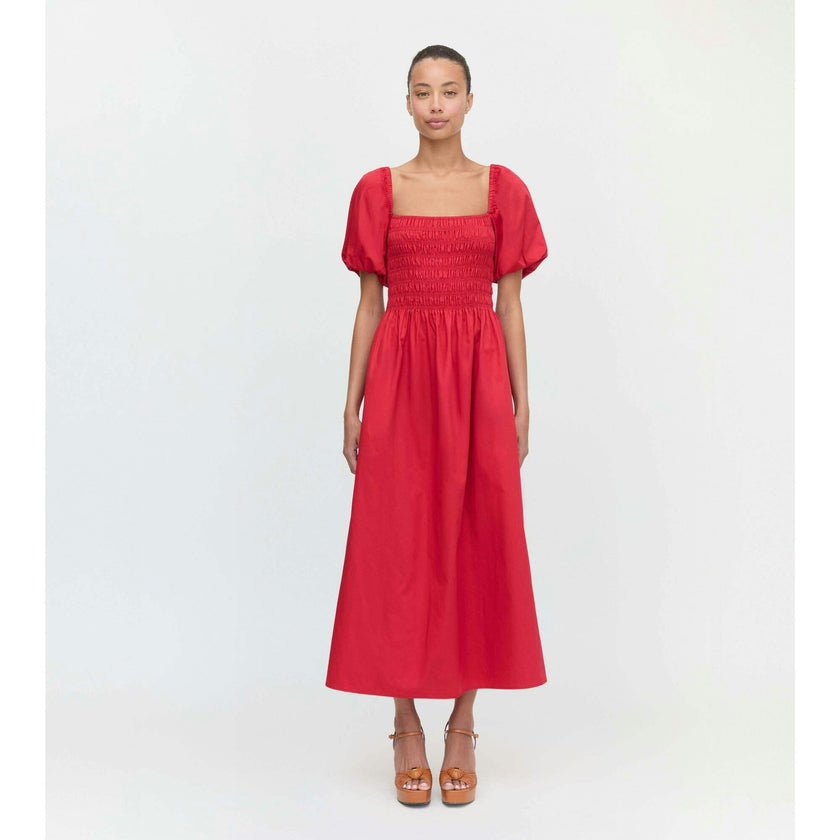 The Julia Dress - Carmine Red