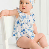 Hattie Flowy Ruffled Top Bummie Set