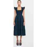 The Ellie Nap Dress - Blackwatch Tartan