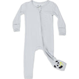 Cloud Grey Bamboo Convertible Footie