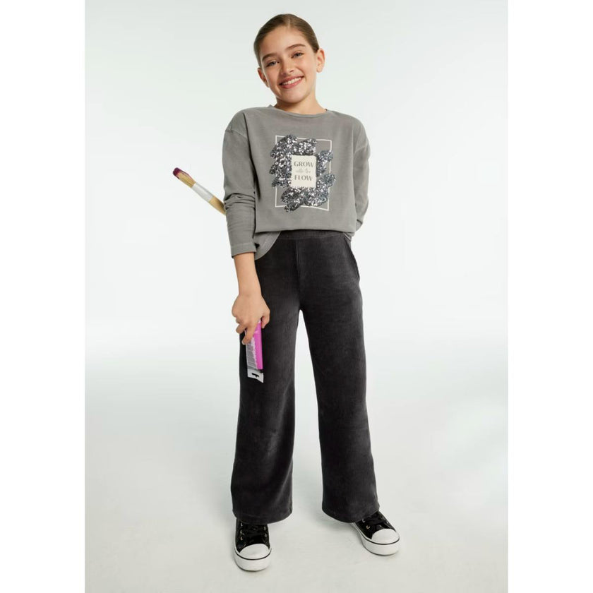 Girl Corduroy Flared Trousers
