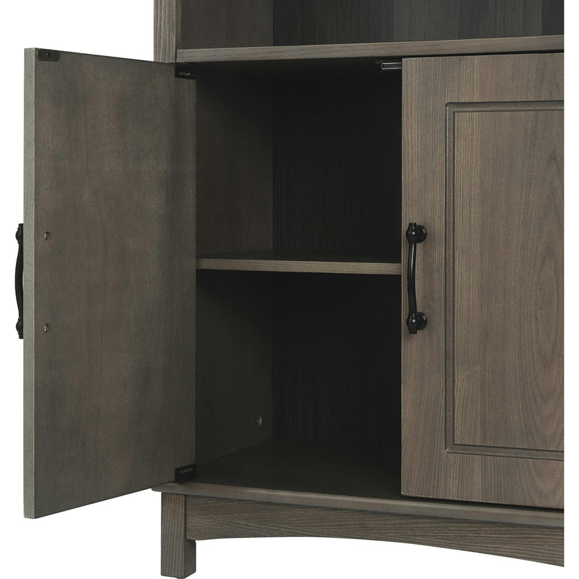 Russell Modern Farmhouse Wooden Floor Storage Cabinet for Bathrooms