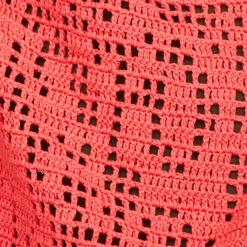 Madrid Hand Crochet Tunic in Chili