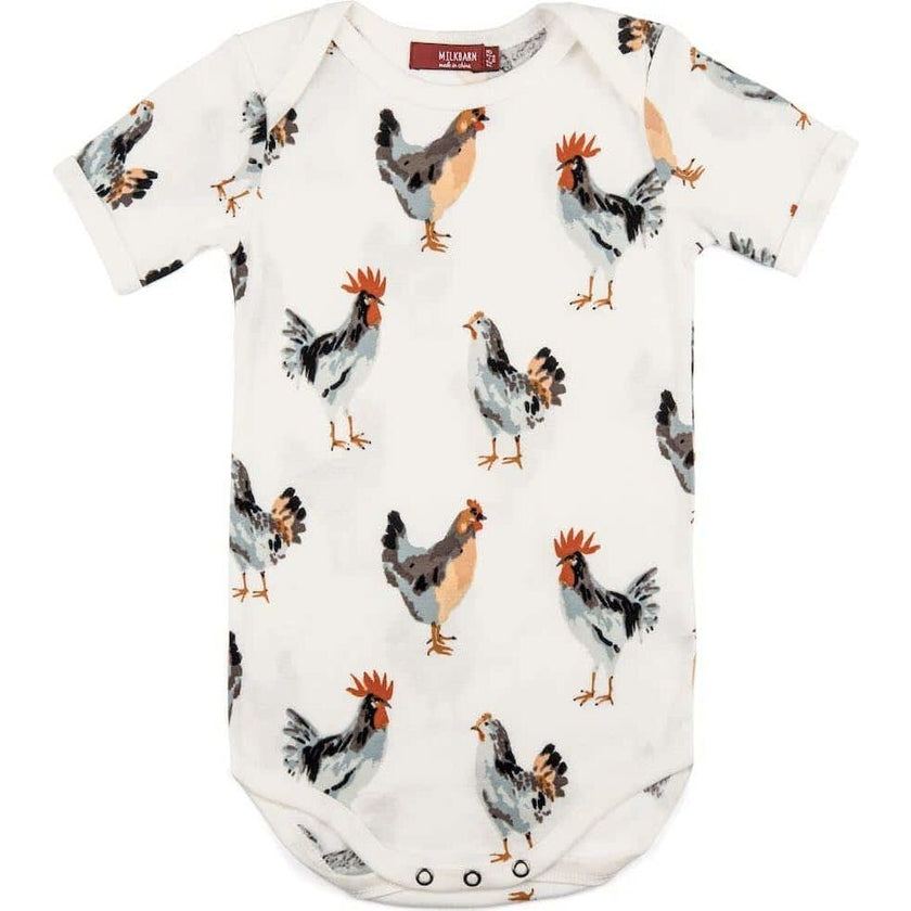 Organic Cotton Short Sleeve One Piece