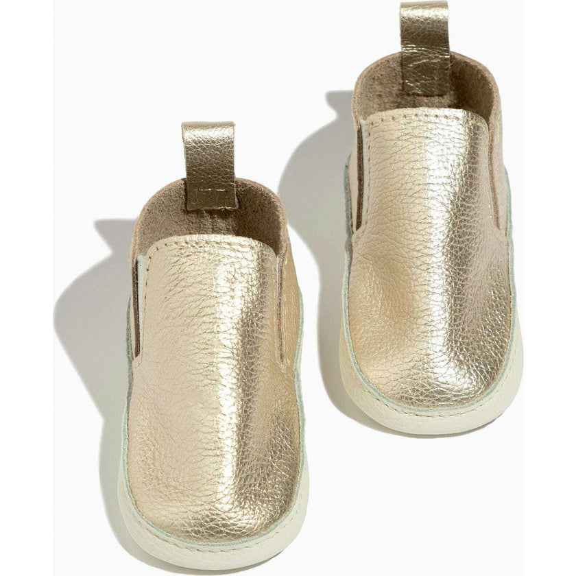 Platinum Slip On Baby Shoe