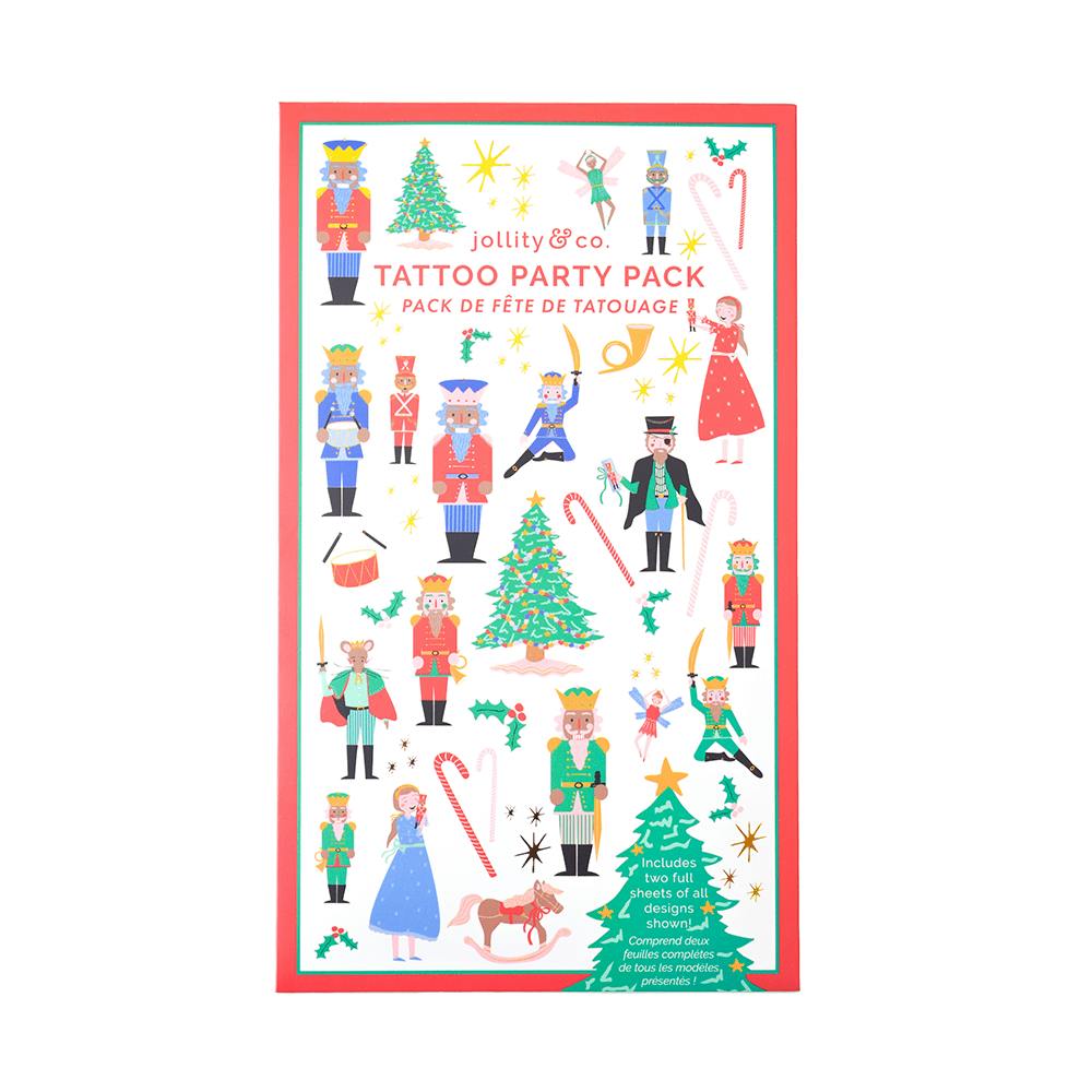 Nutcracker Tattoo Party Pack