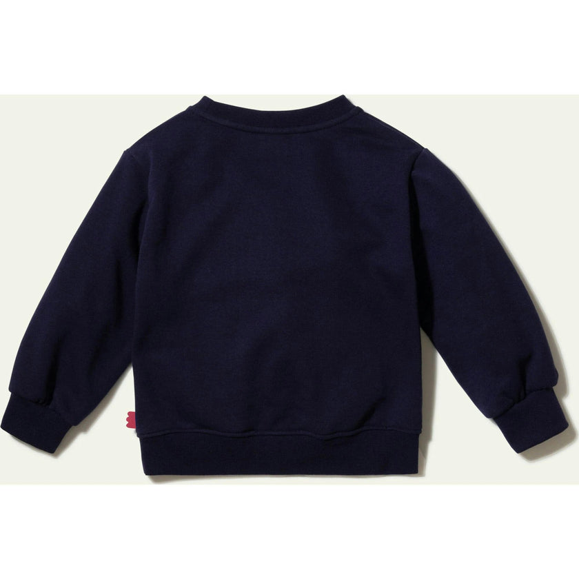 Recycled Cotton Flower Kid Sweatshirt
