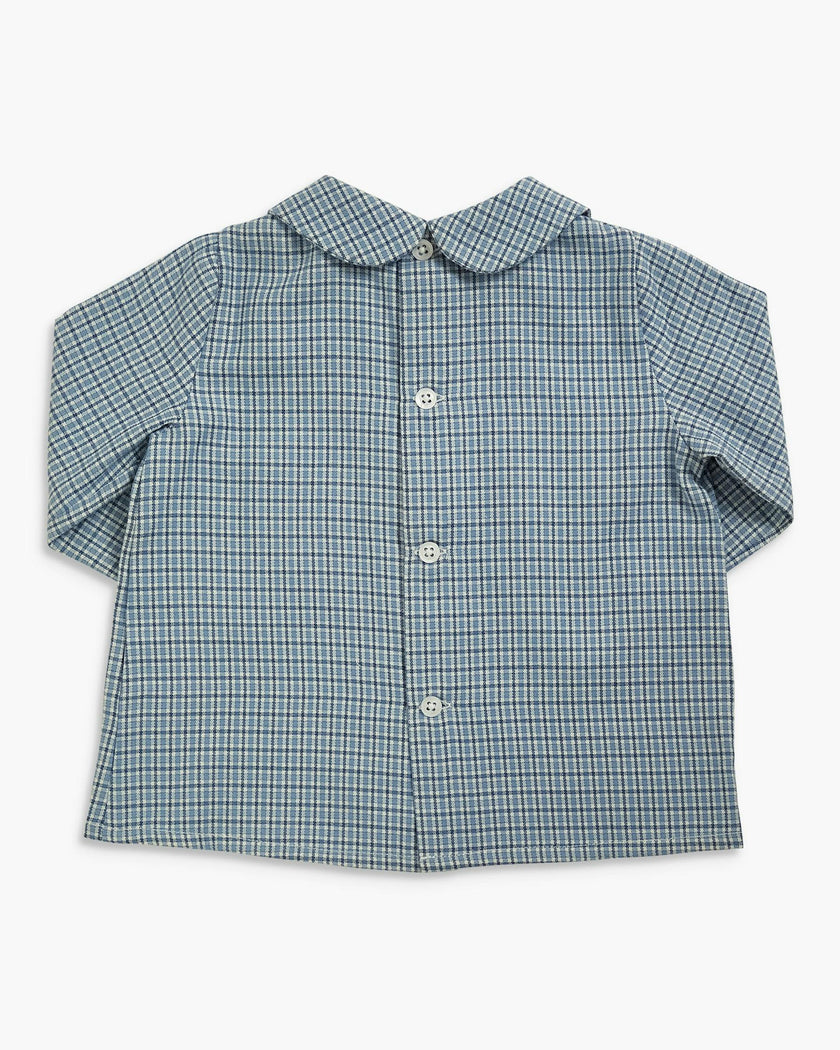 Darius Shirt Vintage Blue Check