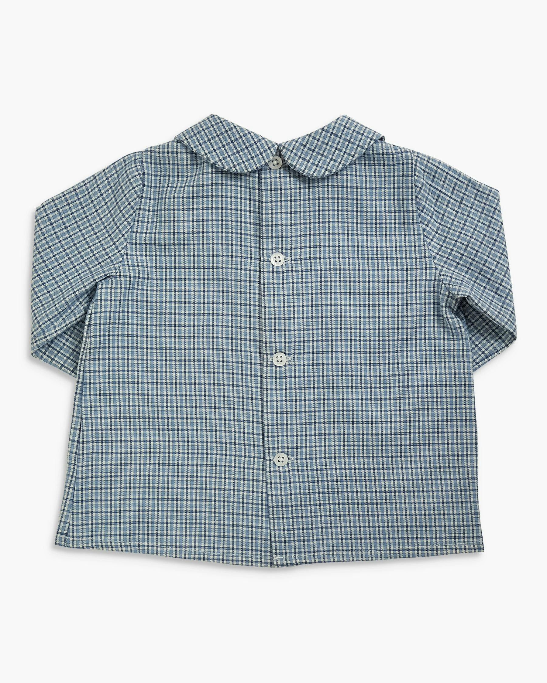 Darius Shirt Vintage Blue Check