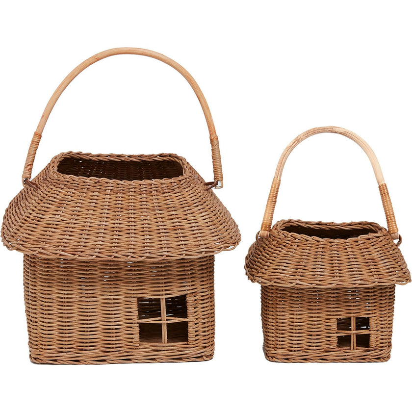 Rattan Hutch Big  Basket