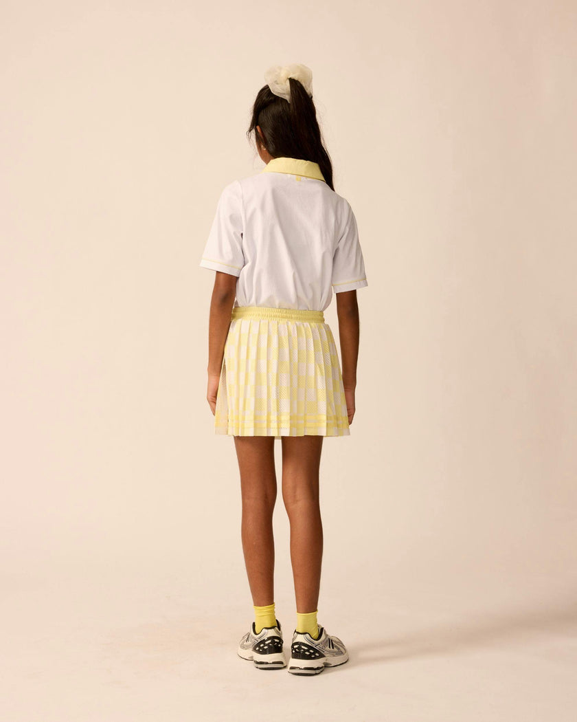 Tech Play Polo in Lemonade Trim
