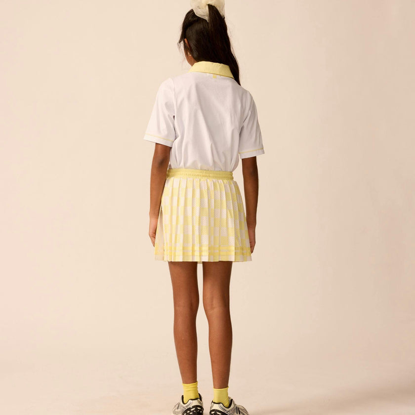 Tech Play Polo in Lemonade Trim