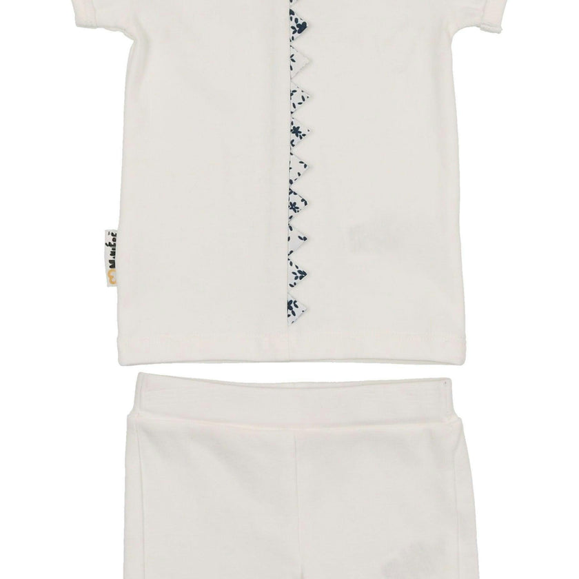 Floral Triangle Front Top & Short Set