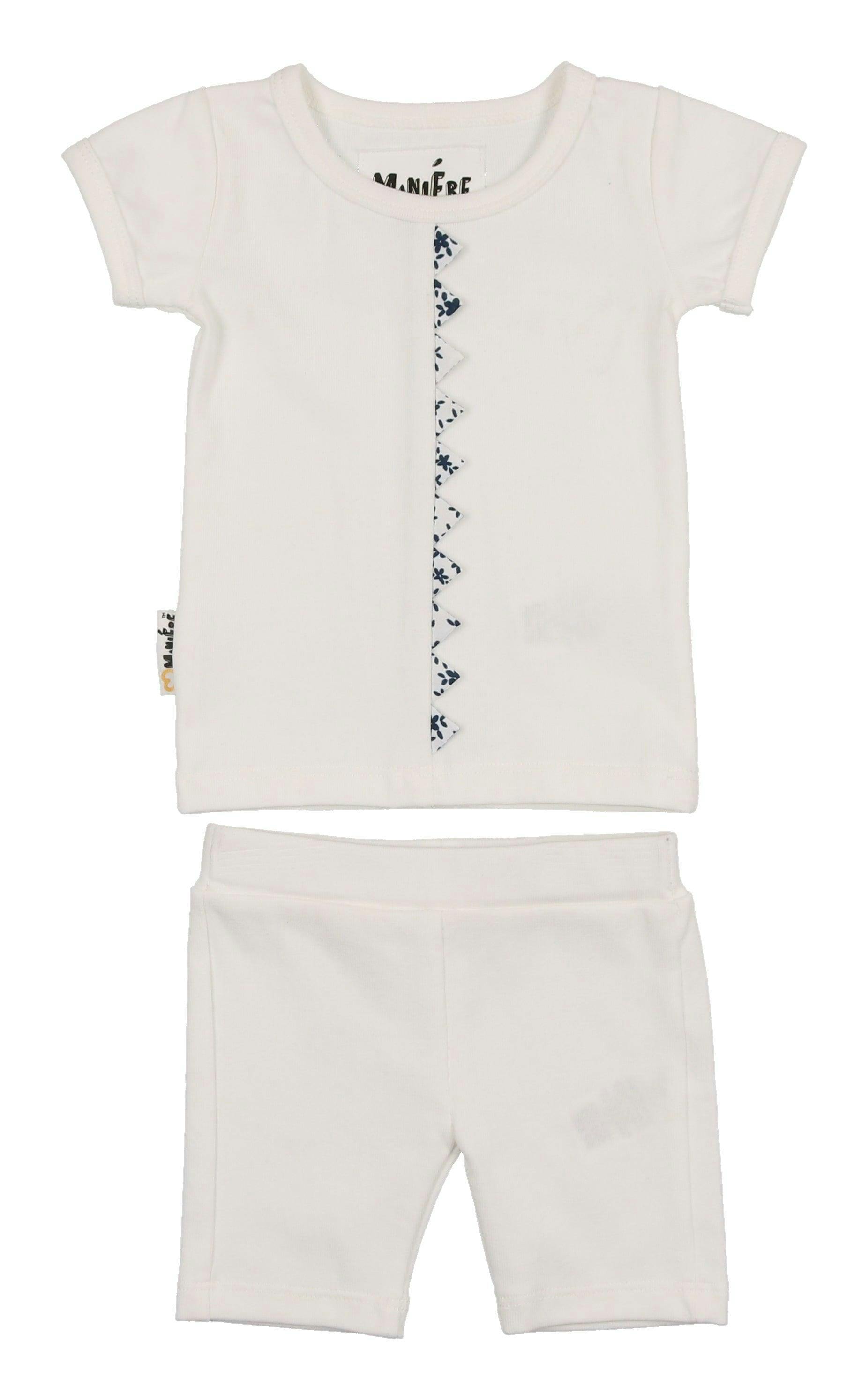 Floral Triangle Front Top & Short Set
