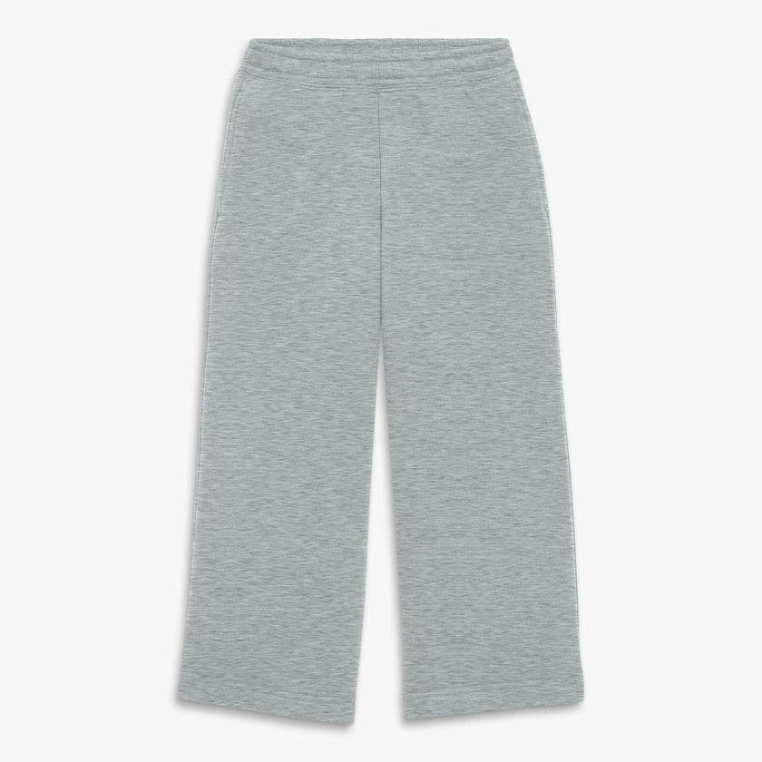 Kids cozy fleece wide-leg pant