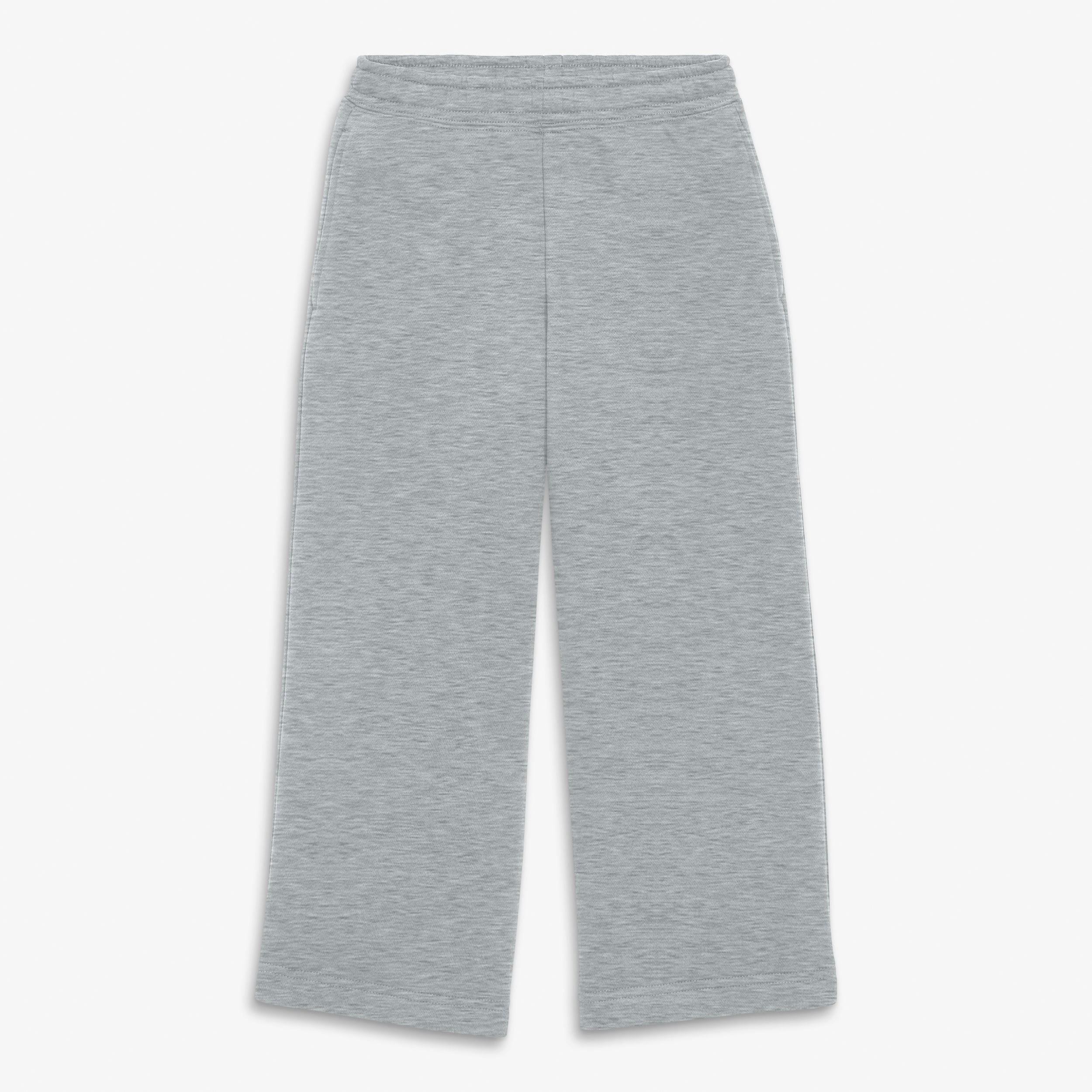 Kids cozy fleece wide-leg pant