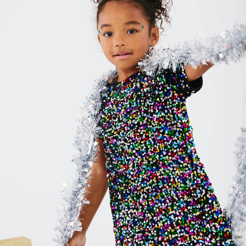 Shimmer Stardust Sequin Dress