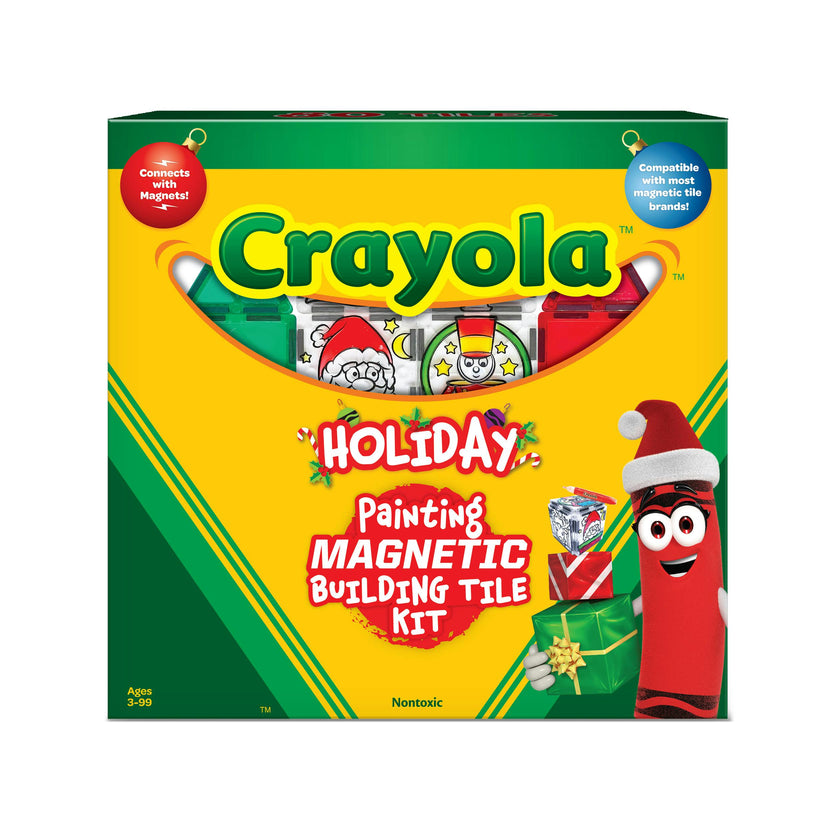 Crayola PaintOn Holiday Magnetic Tile 18 Piece Set